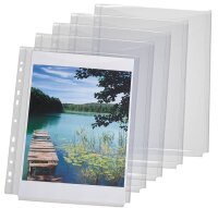 Lands Organisationshüllen DIN A4 transparent genarbt 0,18 mm, 5 St.