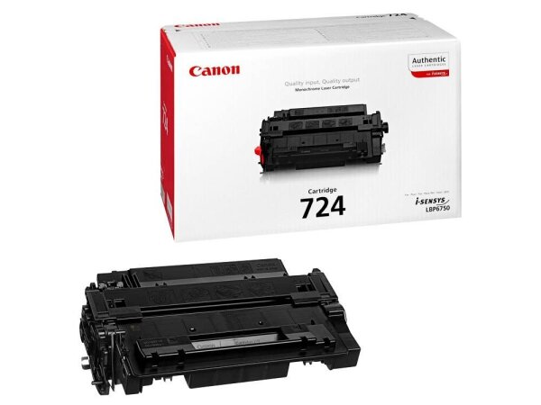 Canon 724 BK  schwarz Toner