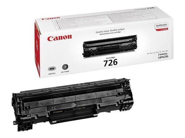 Canon 726 BK  schwarz Toner