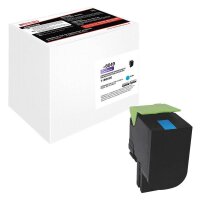 edding EDD-6049  cyan Toner kompatibel zu LEXMARK...