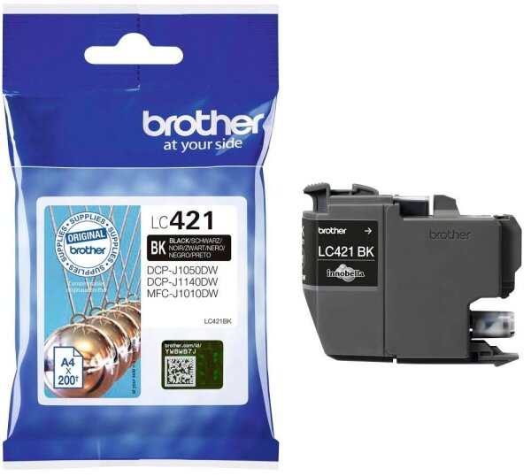 brother LC-421BK schwarz Druckerpatrone