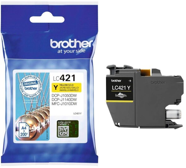 brother LC-421Y gelb Druckerpatrone