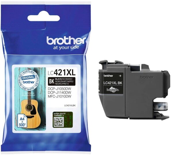 brother LC-421XLBK schwarz Druckerpatrone