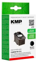 KMP C79 schwarz Druckkopf kompatibel zu Canon PG-512