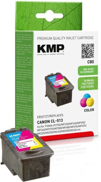 KMP C80 color Druckkopf kompatibel zu Canon CL-513