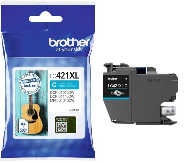 brother LC-421XLC cyan Druckerpatrone