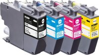 KMP B101V schwarz, cyan, magenta, gelb Druckerpatronen kompatibel zu brother LC-3213VAL, 4er-Set