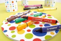 STABILO Trio® Scribbi Filzstifte farbsortiert, 8 St.