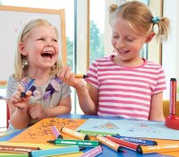 STABILO Trio® Scribbi Filzstifte farbsortiert, 8 St.
