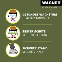 WAGNER® design yourself Pflanzenständer GH 0681 Metall, Ø 48,0 cm schwarz rund, 1 St.