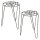 WAGNER® design yourself Pflanzenständer GH 0540 Metall, Ø 26,0 cm schwarz rund, 2 St.