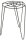 WAGNER® design yourself Pflanzenständer GH 0540 Metall, Ø 26,0 cm schwarz rund, 2 St.