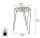WAGNER® design yourself Pflanzenständer GH 0540 Metall, Ø 26,0 cm schwarz rund, 2 St.