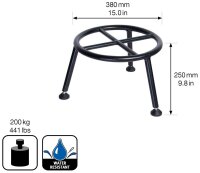 WAGNER® design yourself Pflanzenständer GH 0680 Metall, Ø 38,0 cm schwarz rund, 1 St.