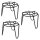 WAGNER® design yourself Pflanzenständer GH 0515 Metall, Ø 14,5 cm schwarz rund, 3 St.