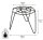 WAGNER® design yourself Pflanzenständer GH 0520 Metall, Ø 22,0 cm schwarz rund, 2 St.