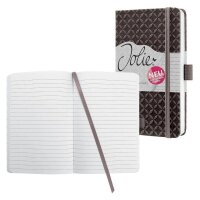 SIGEL Notizbuch Jolie® DIN A6 liniert, kaffeebraun...