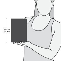 SIGEL Notizbuch Jolie® ca. DIN A5 liniert, kaffeebraun Hardcover 174 Seiten