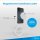 XLAYER Wireless Charging Pad Magnetic Induktive Ladestation weiß, Kabellänge: 1,5 m, 15 Watt