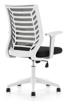 rocada Bürostuhl, R907002 Stoff schwarz, Gestell weiß