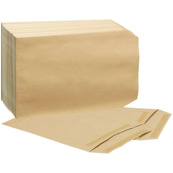 MAILmedia Versandtaschen DIN C5 ohne Fenster braun 250 St.