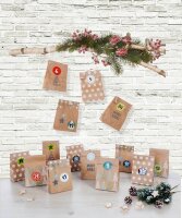 folia Adventskalender NATURE mehrfarbig
