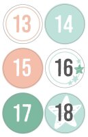folia Adventskalender NATURE mehrfarbig