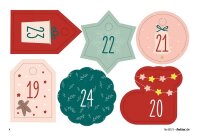 folia Adventskalender NATURE natur