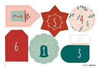 folia Adventskalender NATURE natur
