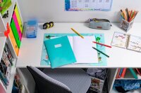 HERMA Heftumschlag glatt türkis Papier DIN A4