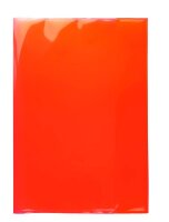 HERMA Heftumschlag PLUS transparent/rot DIN A4, 1 St.