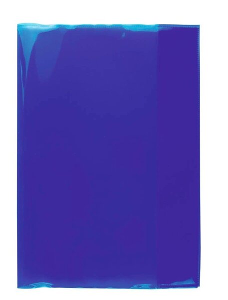 HERMA Heftumschlag PLUS transparent/blau DIN A4, 1 St.