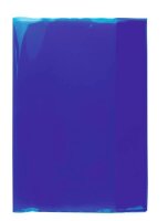HERMA Heftumschlag PLUS transparent/blau DIN A4, 1 St.