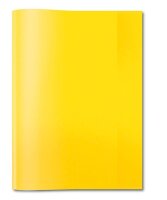 HERMA Heftumschlag transparent gelb Kunststoff DIN A4