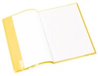 HERMA Heftumschlag transparent gelb Kunststoff DIN A4