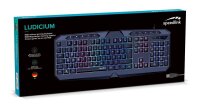 speedlink LUDICIUM RGB Rainbow Gaming-Tastatur schwarz