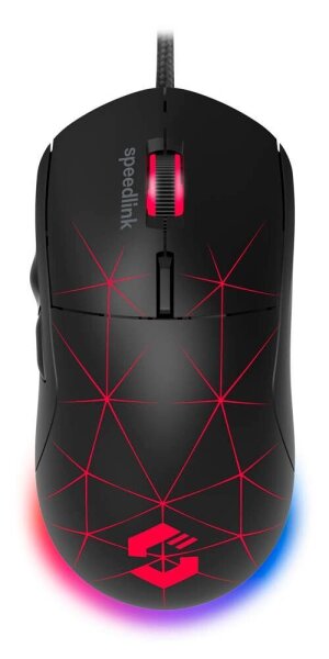 speedlink CORAX Gaming Maus kabelgebunden pink, schwarz
