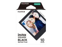 FUJIFILM instax SQUARE Sofortbildkamera-Film schwarz, 10 St.