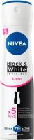 NIVEA Black & White Invisible Clear Deo-Spray 150,0 ml
