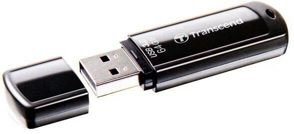 Transcend USB-Stick JetFlash 700 schwarz 64 GB, 1 St.