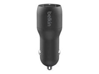 belkin BOOST CHARGE Kfz-Ladeadapter schwarz, 24 Watt