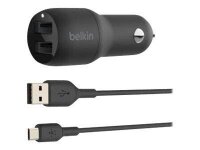 belkin BOOST CHARGE Kfz-Ladeadapter schwarz, 24 Watt