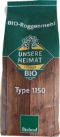 UNSERE HEIMAT Bio Bioland Roggenmehl Type 1150 1,0 kg
