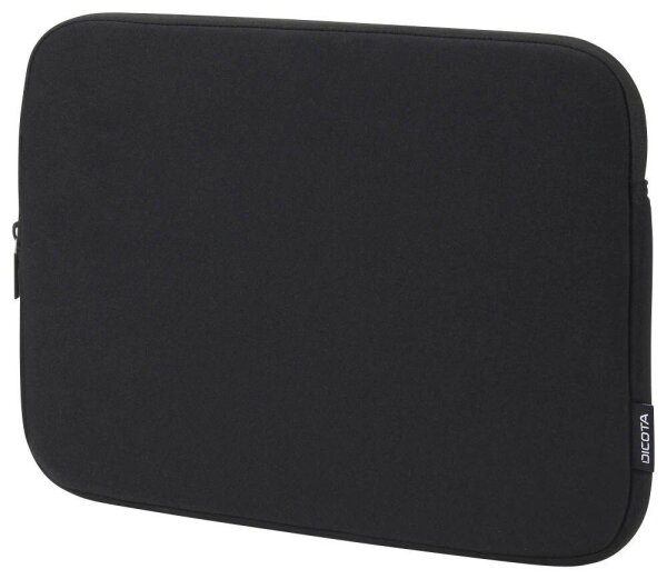 DICOTA Laptophülle Sleeve ONE Recycling-PET schwarz bis 35,8 cm (14,1 Zoll)