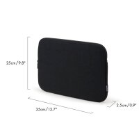 DICOTA Laptophülle Sleeve ONE Recycling-PET schwarz...