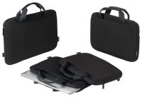 DICOTA Laptoptasche SmartSleeve ONE Recycling-PET schwarz D32082-RPET bis 35,8 cm (14,1 Zoll)