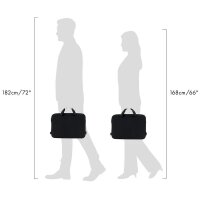 DICOTA Laptoptasche SmartSleeve ONE Recycling-PET schwarz D32083-RPET bis 40,6 cm (16 Zoll)