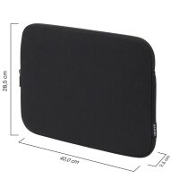 DICOTA Laptophülle Sleeve ONE Recycling-PET schwarz...