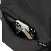 DICOTA Laptop-Rucksack Backpack ONE Recycling-PET schwarz 15,0 l bis 40,6 cm (16 Zoll)