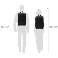 DICOTA Laptop-Rucksack Backpack ONE Recycling-PET schwarz...